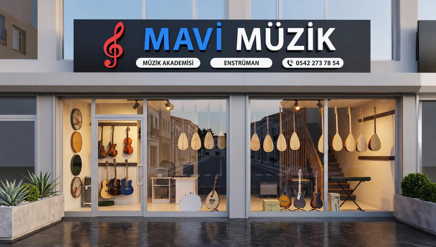 Mavi Müzik mağazası